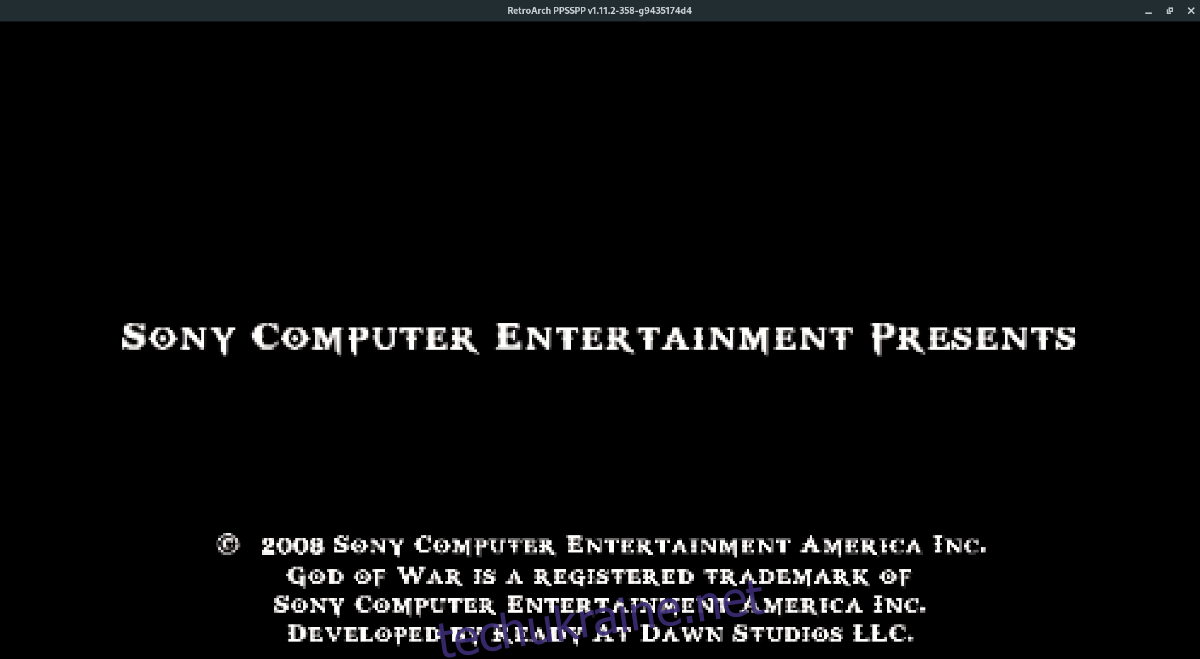   Ігри Sony PSP Retro Arch Linux