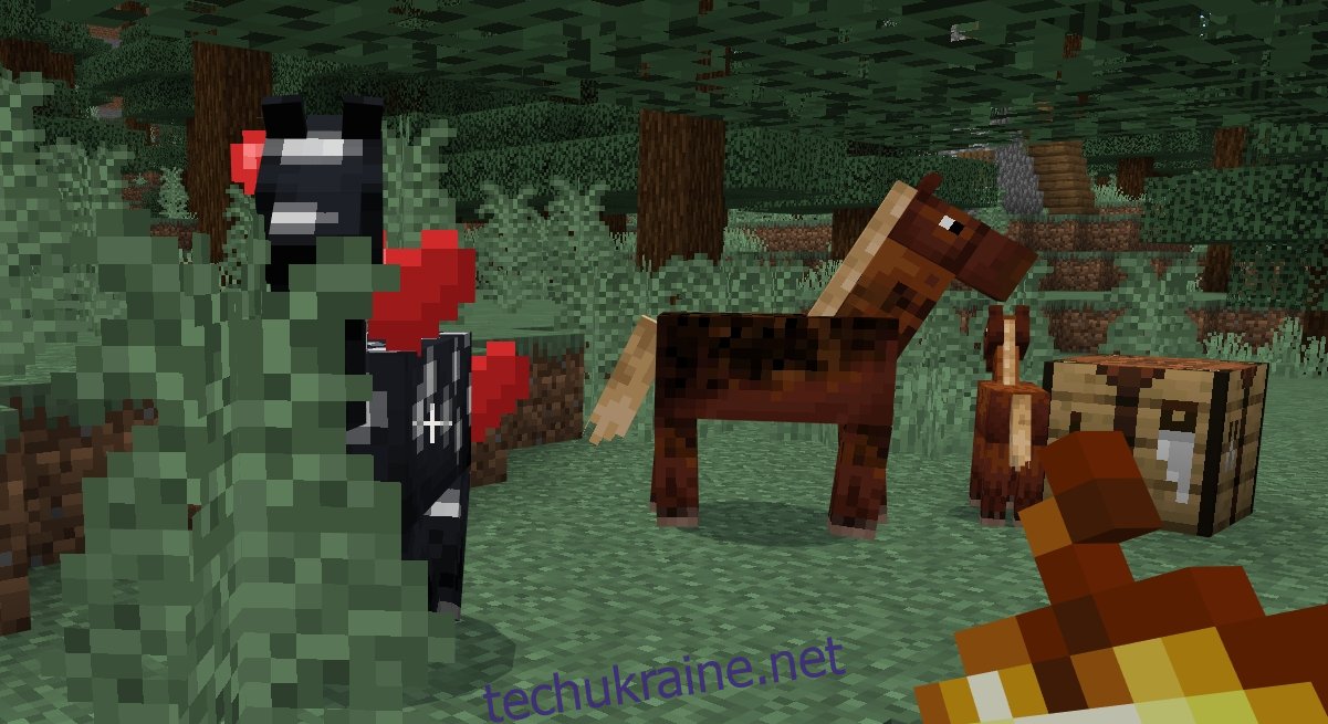 розводити коней в Minecraft